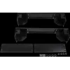 Rockstable 19 Zoll Rollplattform - Schwarz - SPCC-Stahl - 600x600 mm - RS19-PH6610