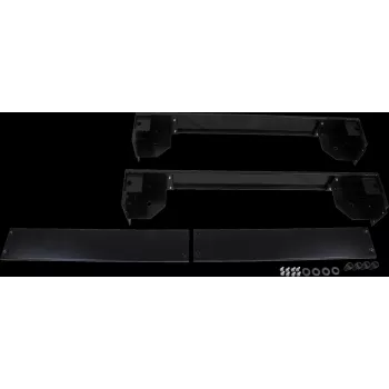 Rockstable 19 Zoll Rollplatte - Schwarz - SPCC-Stahl - 800x800 mm - RS19-PH8810
