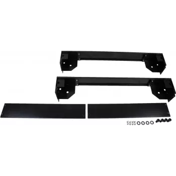 Rockstable 19 Zoll Rollplatte - Schwarz - SPCC-Stahl - 800x800 mm - RS19-PH8810
