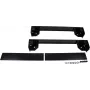 Rockstable 19 Zoll Rollplatte - Schwarz - SPCC-Stahl - 800x800 mm - RS19-PH8810