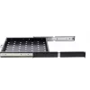 Rockstable 1U 19 Zoll ausziehbare Ablage - Ablage - SPCC-Stahl - Schwarz - 1 Stück - 3,45 kg (RS19-UH66)