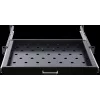 Rockstable 1U 19 Zoll ausziehbare Ablage - Ablage - SPCC-Stahl - Schwarz - 1 Stück - 3,45 kg (RS19-UH66)