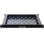 Rockstable 1U 19 Zoll ausziehbare Ablage - Ablage - SPCC-Stahl - Schwarz - 1 Stück - 3,45 kg (RS19-UH66)