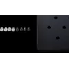Rockstable 1U 19-Zoll festes Rack-Regal, 690 mm tief, Stahl, Schwarz, 50 kg Traglast (RS19-FH69)