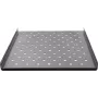 Rockstable 1U 19-Zoll festes Rack-Regal, 690 mm tief, Stahl, Schwarz, 50 kg Traglast (RS19-FH69)