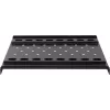 Rockstable 1U 19-Zoll Heavy-Duty Rack-Einlegeboden - Festes Regal - SPCC-Stahl - Schwarz - 1 Stück - 3,2 kg (RS19-SFH68)