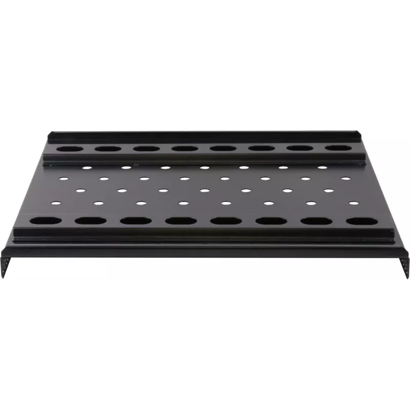 Rockstable 1U 19-Zoll Heavy-Duty Rack-Einlegeboden - Festes Regal - SPCC-Stahl - Schwarz - 1 Stück - 3,2 kg (RS19-SFH68)
