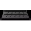 Rockstable 1U 19-Zoll Heavy Duty Shelf - Festes Rack-Regal - SPCC kaltgewalzter Stahl - Schwarz - 50 kg Tragfähigkeit - 760 mm Tiefe (RS19-SFH76)