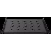 Rockstable 1U 19-Zoll Heavy Duty Shelf - Festes Rack-Regal - SPCC kaltgewalzter Stahl - Schwarz - 50 kg Tragfähigkeit - 760 mm Tiefe (RS19-SFH76)