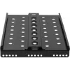 Rockstable 1U 19-Zoll Heavy Duty Shelf - Festes Rackregal - SPCC-Stahl - Schwarz - 50 kg Tragfähigkeit - 482 x 660 x 44 mm (RS19-SFH66)