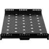 Rockstable 1U 19-Zoll Heavy Duty Shelf - Festes Rackregal - SPCC-Stahl - Schwarz - 50 kg Tragfähigkeit - 482 x 660 x 44 mm (RS19-SFH66)