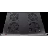 Rockstable 1U 19 Zoll Rack-Lüftereinheit - Kühlgebläse - eingebauter Axiallüfter - 440 m³/h - Stahl - Schwarz - 1 Stück (RS19-FT1U4TM)