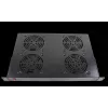 Rockstable 1U 19 inch Lüfterelement - Kühlgebläse - Einbaugebläse - 440 m³/h - Stahl - Schwarz - 1 Stück (RS19-FT1U4)