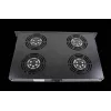Rockstable 1U 19 inch Lüfterelement - Kühlgebläse - Einbaugebläse - 440 m³/h - Stahl - Schwarz - 1 Stück (RS19-FT1U4)