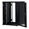 Rockstable 22U 19-Zoll Serverschrank mit Gittertür - Standschrank - 22U - 800 kg Tragfähigkeit - abschließbare Tür - Montageschienen - verstellbare Füße (RS19-8822PP)