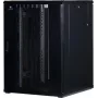 Rockstable 22U 19-Zoll Serverschrank mit Gittertür - Standschrank - 22U - 800 kg Tragfähigkeit - abschließbare Tür - Montageschienen - verstellbare Füße (RS19-8822PP)