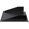 Rockstable 2U 19 Zoll Festes Rackregal - Stahl - Schwarz - 2,75 kg (RS19-FH21)