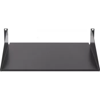 Rockstable 2U 19 Zoll Festes Rackregal - Stahl - Schwarz - 2,75 kg (RS19-FH21)
