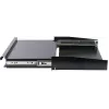 Rockstable 2U 19-Zoll Rack-Schubladeneinheit - Schwerlaststahl - Schwarz - SPCC kaltgewalzter Stahl - Schiebeschublade - 6,92 kg (RS19-TH02)