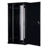 Rockstable 32 HE 19 Zoll Serverschrank mit Glastür - Standschrank - 32U - 800 kg - abschließbares Schloss - Montageschienen - verstellbare Füße (RS19-8832)