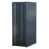 Rockstable 32U 19-Zoll Server-Rack-Schrank mit Glastür - freistehender Rahmen - 32U - 800 kg - abschließbares Schloss - Montageschienen - verstellbare Füße (RS19-6832)