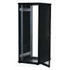 Rockstable 32U 19 inch Server-Rack mit Mesh-Türen - Freistehender Rahmen - 32U - 800 kg - Schloss - Montageschienen - verstellbare Füße (RS19-6832PP)