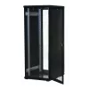 Rockstable 32U 19 inch Server-Rack mit Mesh-Türen - Freistehender Rahmen - 32U - 800 kg - Schloss - Montageschienen - verstellbare Füße (RS19-6832PP)