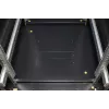 Rockstable 37 HE 19 inch Server-Rack mit Mesh-Türen - freistehender Rahmen - 37U - 800 kg - abschließbares Schloss - Montageschienen - verstellbare Füße (RS19-6837PP)