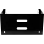 Rockstable 6U 19-Zoll Wandmontagerahmen - Montageset - SPCC-Stahl - Schwarz - 1 Stück - 3,86 kg (RS19-WMB6)