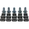 Rockstable M6 Innensechskant-Zylinderschrauben-Set - Rackmontage - Silber - 10 Stück (RS19-M612)