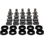 Rockstable M6 Phillips Schraubenset - Rackmontage - Silber - 10 Stück (RS19-M611)