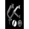 Rockstable RS-MM007 Advanced Dual Monitor Mount - Klemme / Durchführung - 13 kg - 15-27 Zoll - 100x100 mm - Schwarz