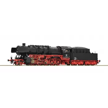 Roco 7100046 H0 Dampflokomotive Baureihe 50 1751, Deutsche Bundesbahn, Epoche III, DC Analog, PluX22, LED-Spitzenlicht