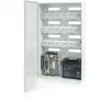 ROGER ME-5-S Aufputz-Metallgehäuse für Zutrittskontrollsysteme, IP54, Lichtgrau (RAL 7035)