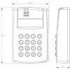 ROGER PR602LCD-DT-O Netzwerk-Zutrittskontroller mit LCD, RACS 5, 4000 Benutzer