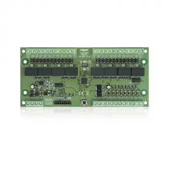 ROGER XM-8DR-BRD I/O-Expander-Modul, 8 Eingänge, 8 Relaisausgänge, RS485