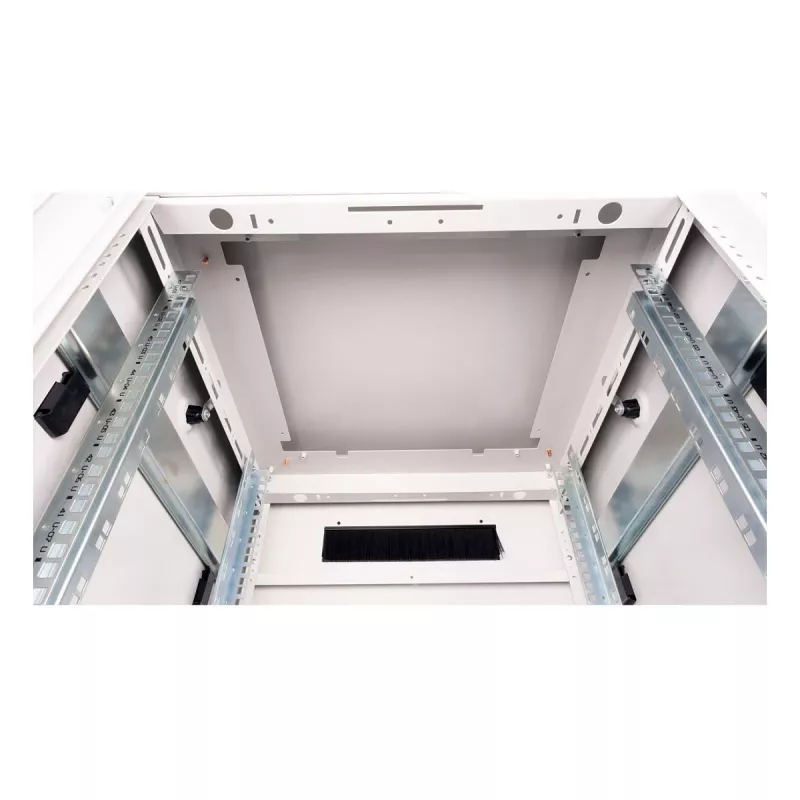 ROLINE 19-Zoll Netzwerkschrank Pro 47 HE, 600x600 BxT Glastür Grau