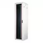 ROLINE 19-Zoll Netzwerkschrank Pro 47 HE, 600x600 BxT Glastür Grau