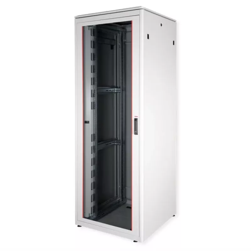 ROLINE 19-Zoll Netzwerkschrank Pro 47U, 800x800mm Glastür Grau