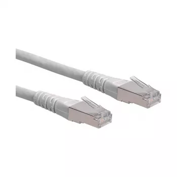 Roline Cat.6 SFTP Patchkabel, RJ-45 Stecker auf RJ-45 Stecker, 1 m, Grau 21.15.0831