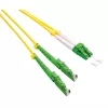 ROLINE OS2 Single-Mode Duplex LWL-Patchkabel, LSH/APC auf LC/APC, 9/125µm, LSOH, Gelb, 2m