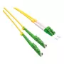 ROLINE OS2 Single-Mode Duplex LWL-Patchkabel, LSH/APC auf LC/APC, 9/125µm, LSOH, Gelb, 2m