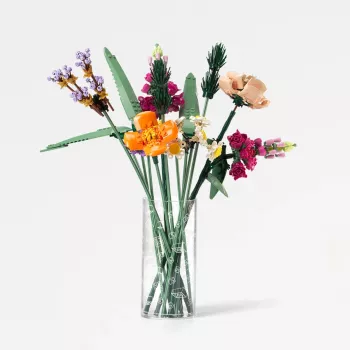 Room Copenhagen LEGO Zylindervase Wild Flower Transparent