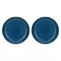 ROSE&TULIPANI Set mit 2 Concerto Blu Avio runden Schüsseln - Marineblau, 30 cm