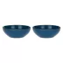 ROSE&TULIPANI Set mit 2 Concerto Blu Avio Salatschüsseln - Marineblau, 26 cm