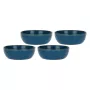ROSE&TULIPANI Set mit 4 Concerto Blu Avio Salatschüsseln - Marineblau, 20 cm
