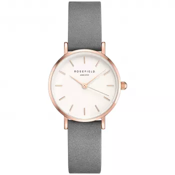 ROSEFIELD Damenuhr 26WGR-264 - 26mm Roségold Edelstahl, Cremeweißes Zifferblatt, Quarz