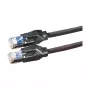 Rotronic-Secomp Dätwyler Cat.6 Class E S/FTP CU 7702 Flex LSOH Hirose TM21 Patchkabel, 3 m, Schwarz