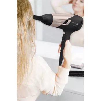 Rowenta fēns Power 2100W Haartrockner, Schwarz/Pink