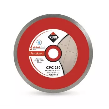 RUBI CPC Diamanttrennscheibe 250 x 25,4 mm PRO für Feinsteinzeug